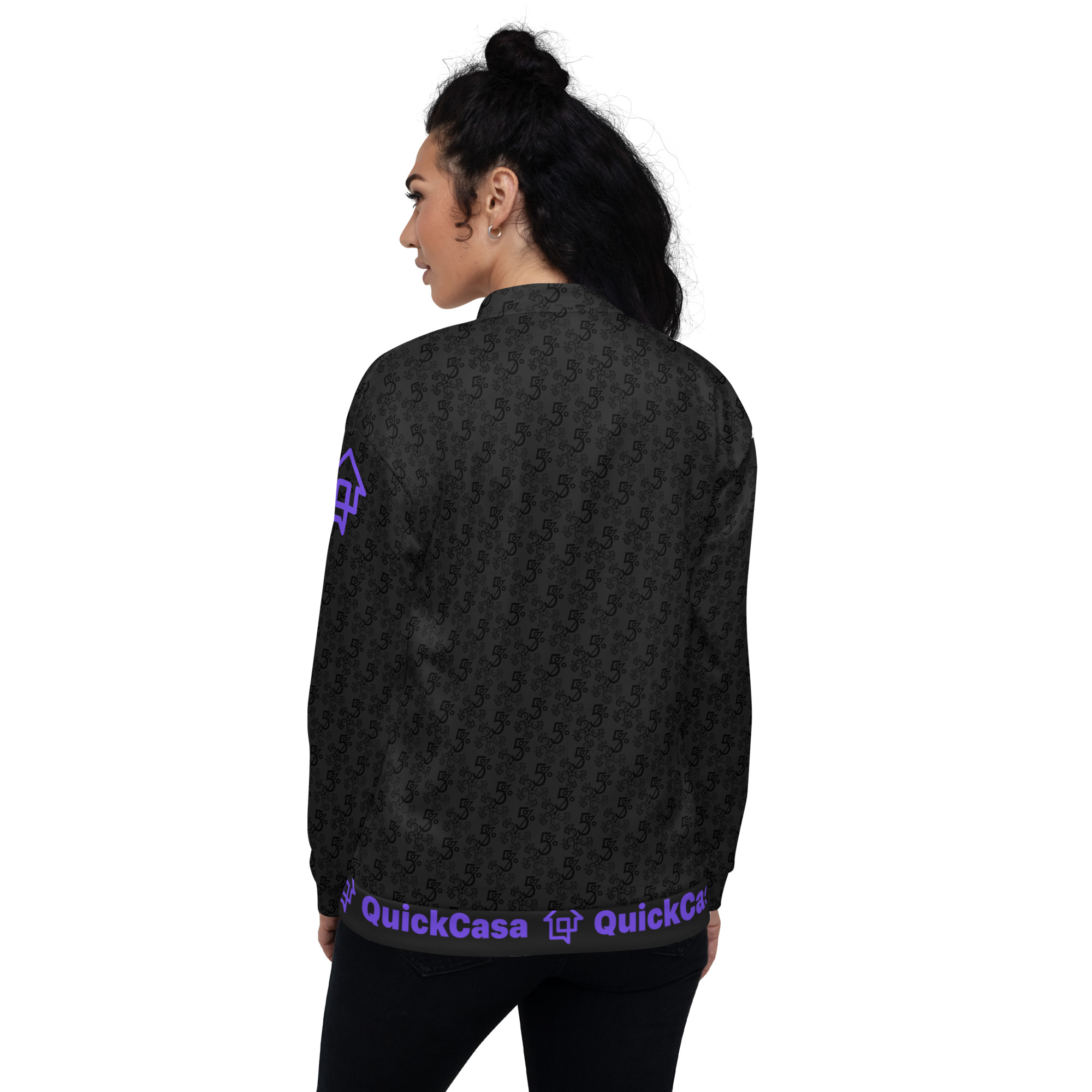 5% - Unisex Bomber Jacket - Image 3