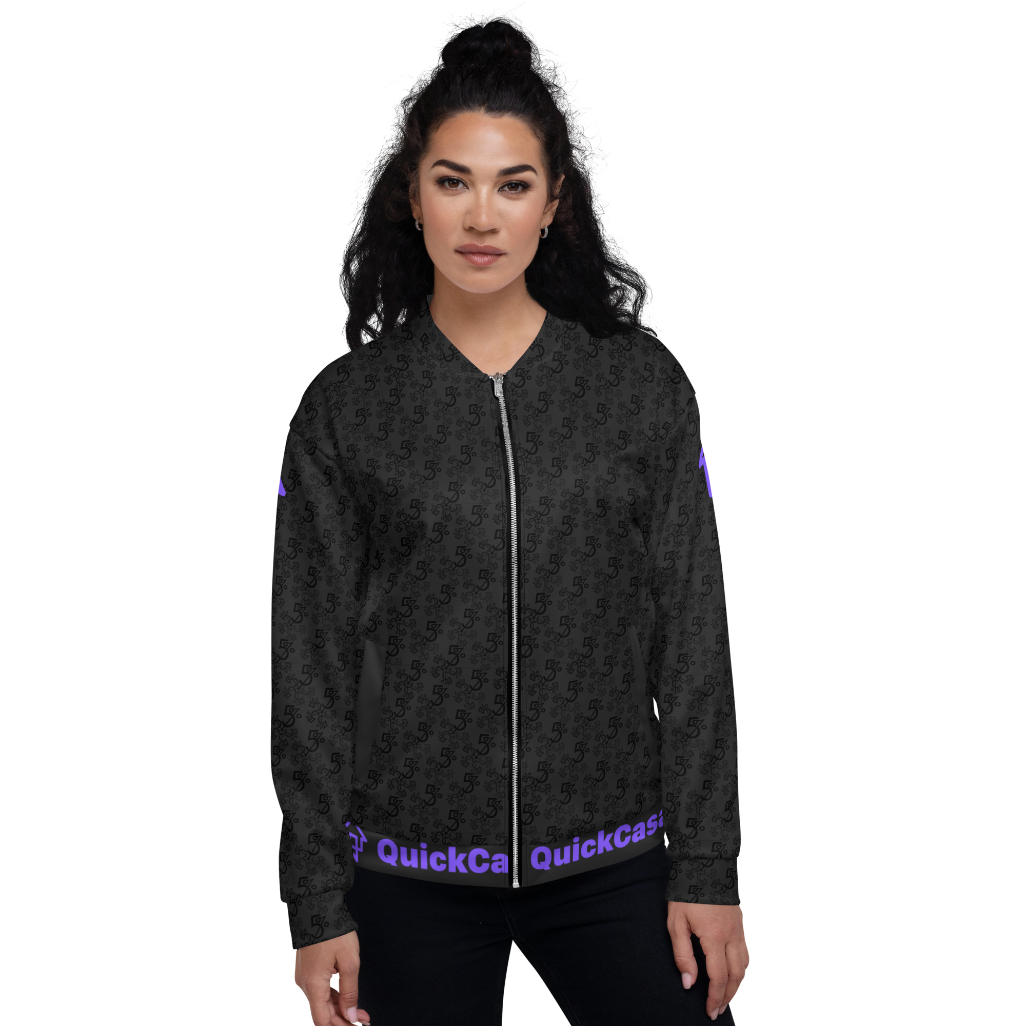 5% - Unisex Bomber Jacket - Image 2